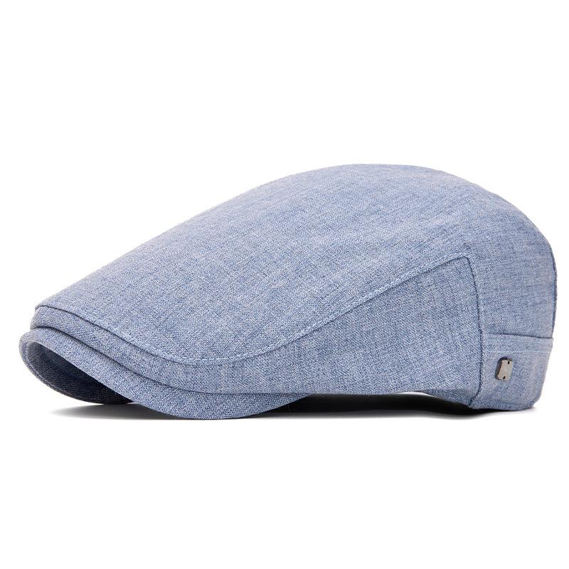 Forward Cap Men's Thin Breathable Beret Retro British Newsboy Cap