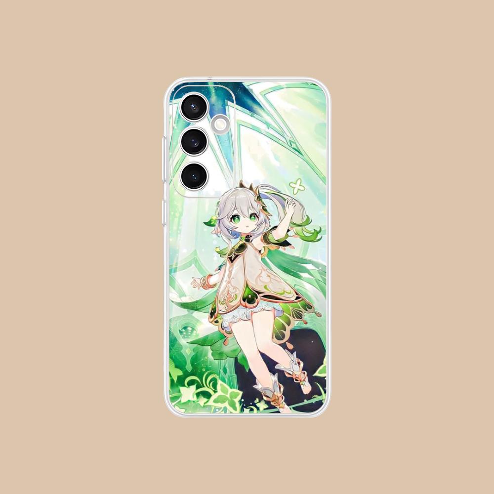 

Game GI Nahida Clear Mobile Phone Case for Samsung Galaxy S25 S24 S23 S22 S21Plus FE Ultra Colorful Cover Galaxy S25 Ultra