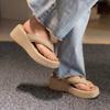 Eva Platform Flip Flops For Women With Thick Sole And Nonslip Design For Summer Casual Wear