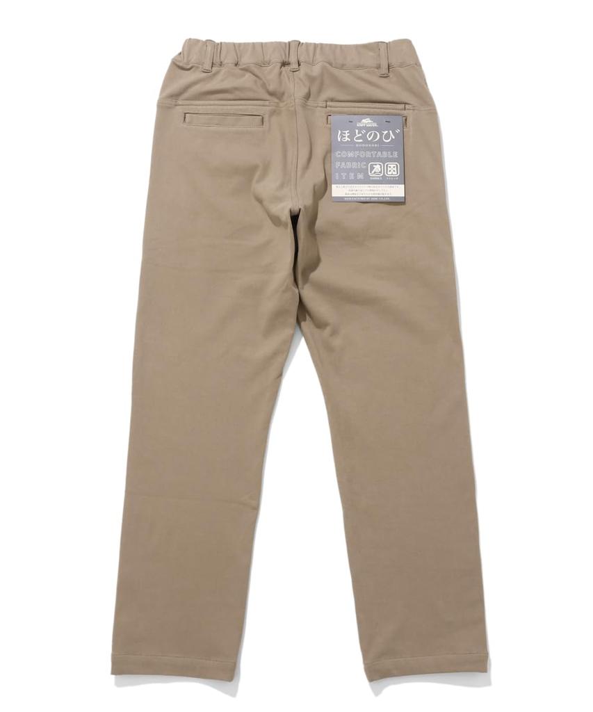 Cliff Mayer Men's Medium Beige Easy Pants, Slightly Brushed Lining, Stretchy