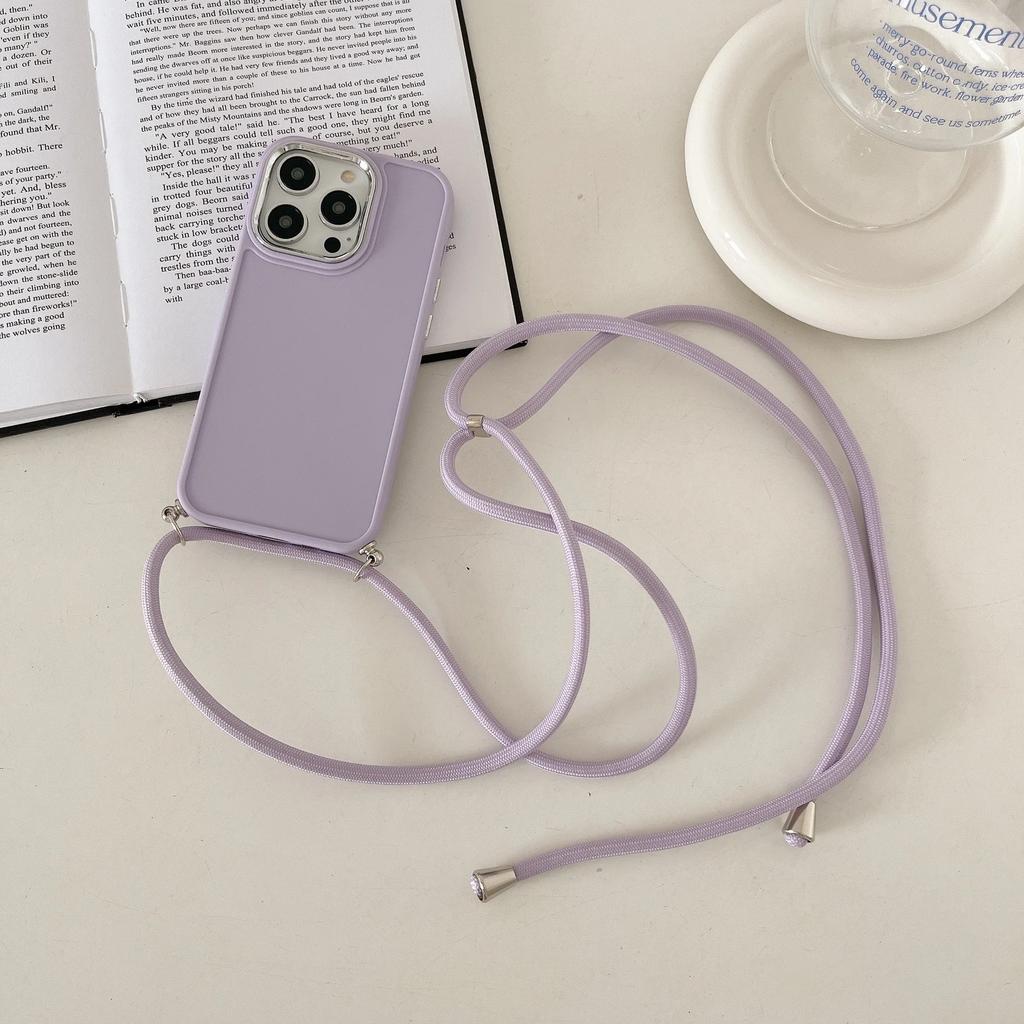 Luxury Crossbody Necklace Lanyard Phone Case For iPhone 15 14 13 12 11 Pro Max X XS XR 7 8 Plus SE   Strap Cord Cover