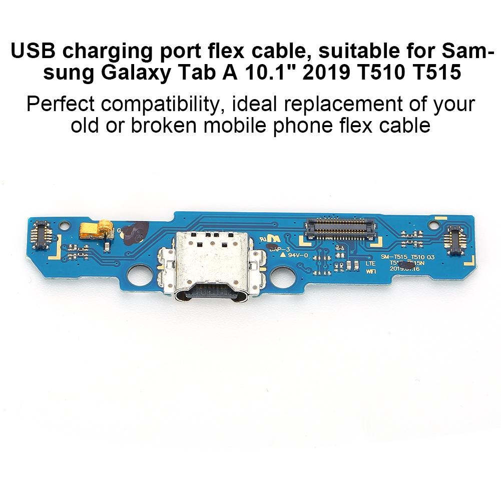 USB Port Flex Cable for Samsung Tab A 10.1" 2019 T510 T515 Phone Charging Interface