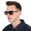 Lacoste Brown Square Unisex Sunglasses L734s 001 52