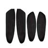 For Peugeot 308 (2009-14)Microfiber Leather Car Door Armrest Panel Protective Cover car accessories interior with Mount Fittings