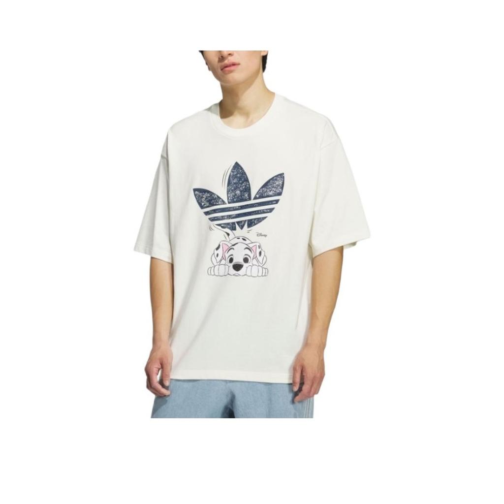 Adidas Originals X Disney Classic Sports Series Round Neck Fashion Soft Versatile Short Sleeve T-Shirt Men Tops KG6683