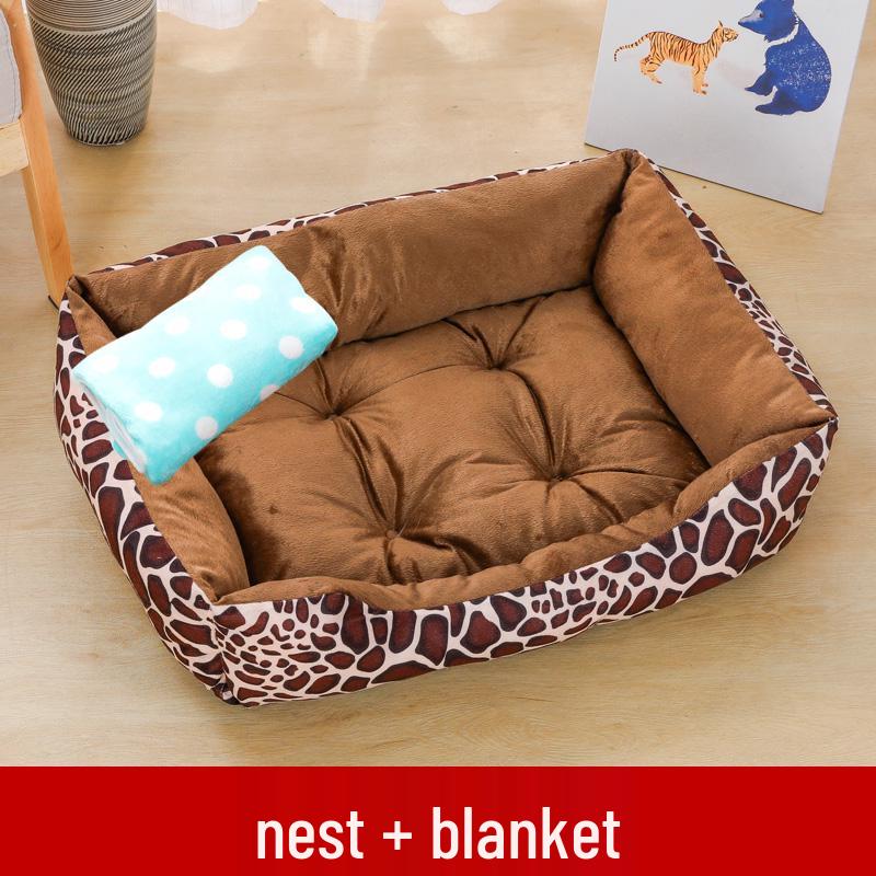 Winter Warm Pet Bed: All-Season Dog & Cat Nest Mat