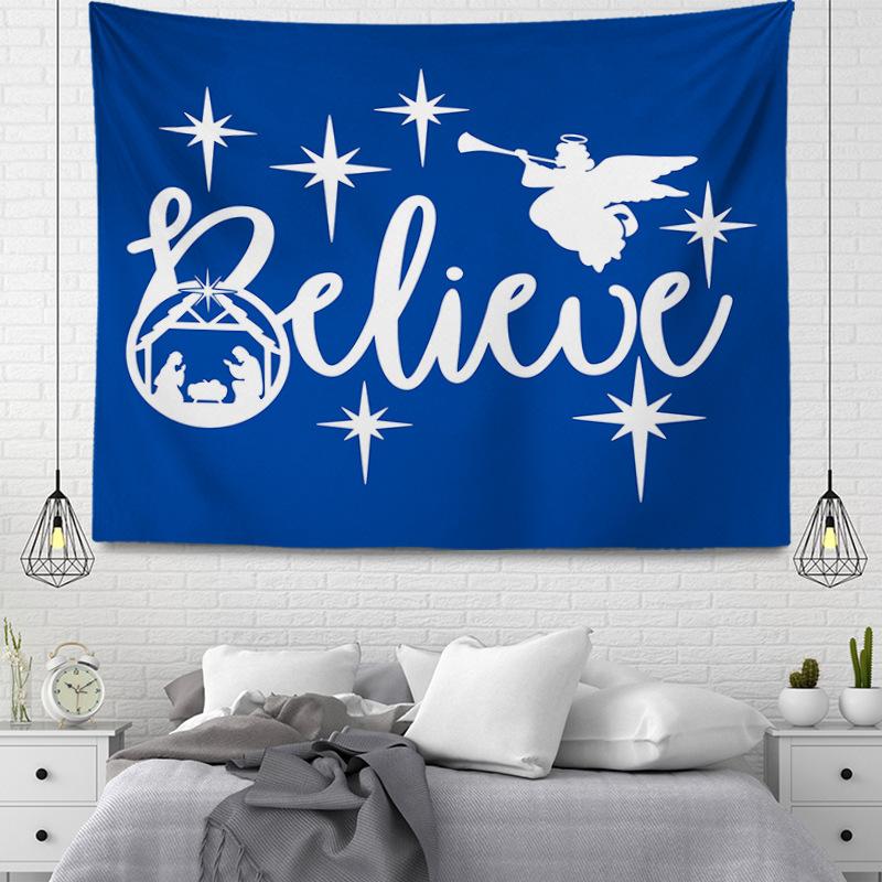 Рождественская серия Подвесной тканевый гобелен 100x75cm — фото 10