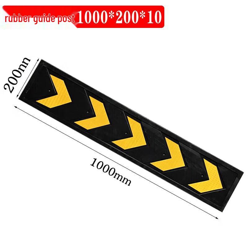 Reflective Rubber Parking Corner Guard