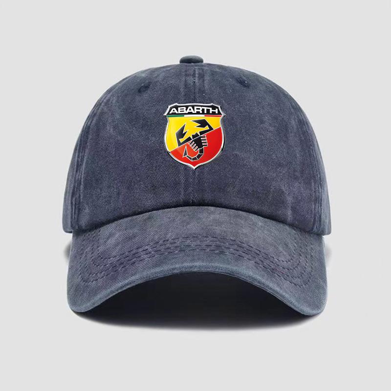 VEP1 Mode Auto Baseballkappe Schirmmütze Sonnenhut Unisex Verstellbarer Sonnenschutzhut Für Abarth Punto 124 500 595 695 500X 500e Zubehör