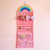 Multifunctional Hairpin Display Rack Wall-mounted Large Capacity Hair Clip Storage Bag Multipurpose Cloth