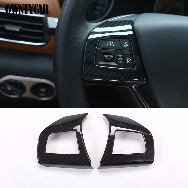 

ABS Carbon Fiber For Maserati Levante 2016-2026 Car Glass Lifting Navigation Decoration Steering Wheel Button Frame Cover Trim