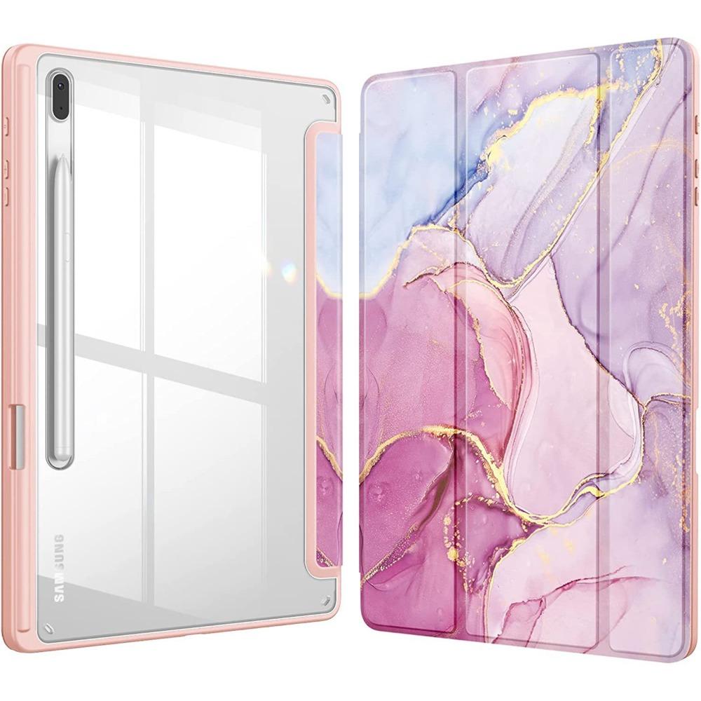 For Samsung Galaxy Tab S9FE S10FE Plus 11 tommer Deksel Akryl Anti-bøy med S Pen-spor