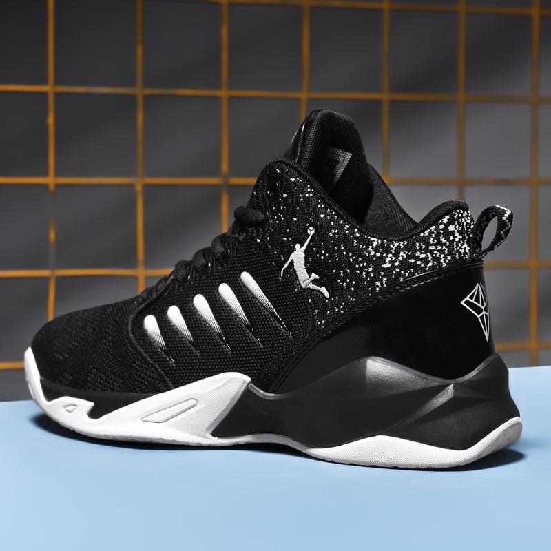 Pantofi de baschet pentru bărbați Amortizare respirabilă Pantofi anti-alunecare Baloncesto Antrenament de sală Pantofi de baschet atletic pentru femei