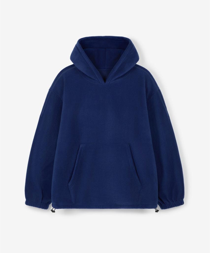 TNGT Oversized Fleece Hooded Sweatshirt (Blue) Tnts6F101B2