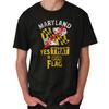 Maryland State Yes That Is Out Flag Humor Womens or Mens Crewneck T Shirt Tee