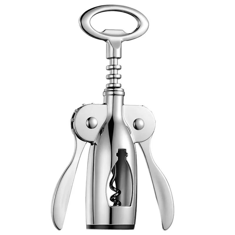Kitchen Tools Beer Bottle Opener Gadget Wine Accessories Metal Wine Corkscrew Stainless Steel Waiter Bottle Beer Wine Opener