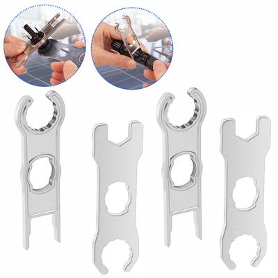 4pcs Connector Spanner Solar Panel Connector Disassembly Tool Wrench Portable PV Connector Wrench for Solar Panel Cable Assembly