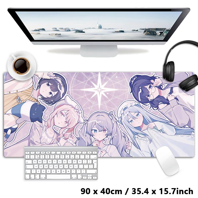 PJSK Project Sekai Colorful Stage Nightcord at 25:00 XXL Large Mouse Pad Computer Laptop Non-slip Keyboard Desk Mat Mousepad