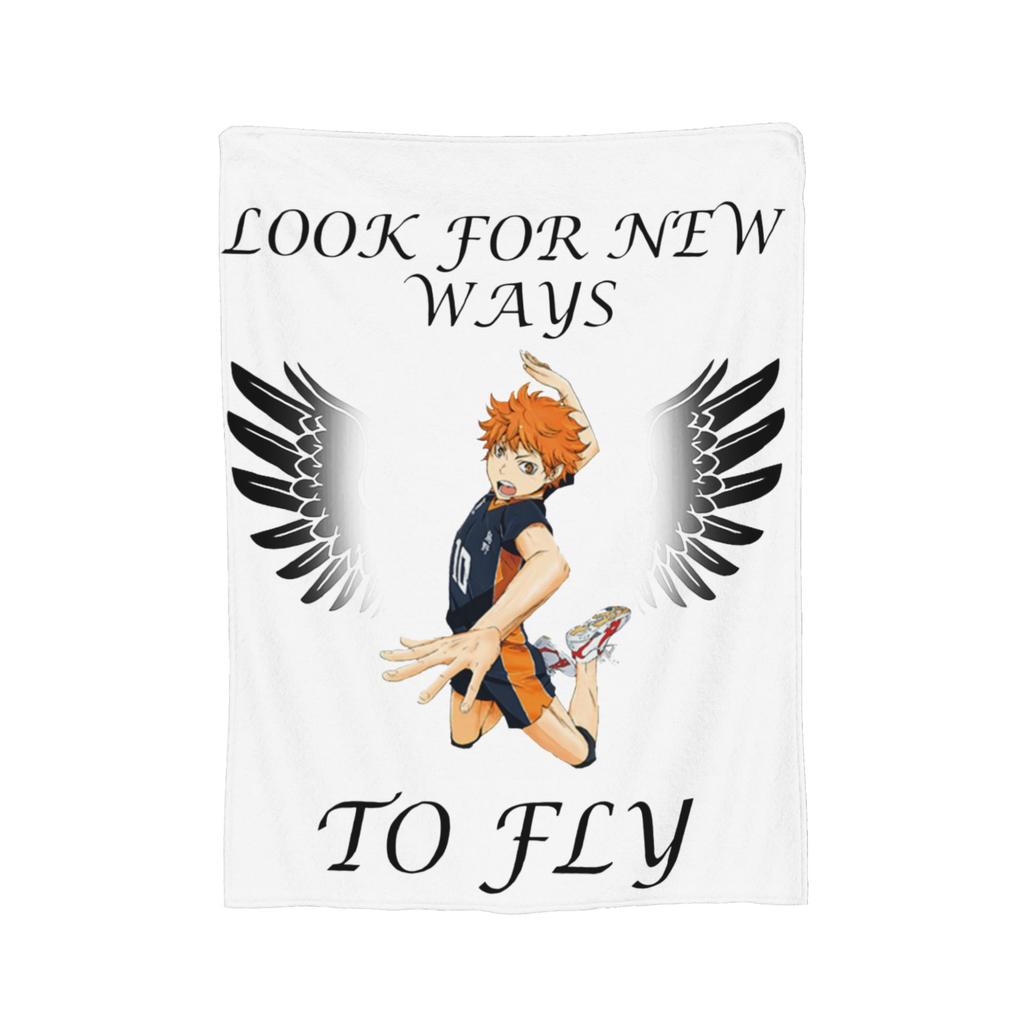 Haikyuu Kageyama 09 Wool Blanket Awesome Throw Blankets for Sofa Bedding Lounge 150*125cm Bedspreads,