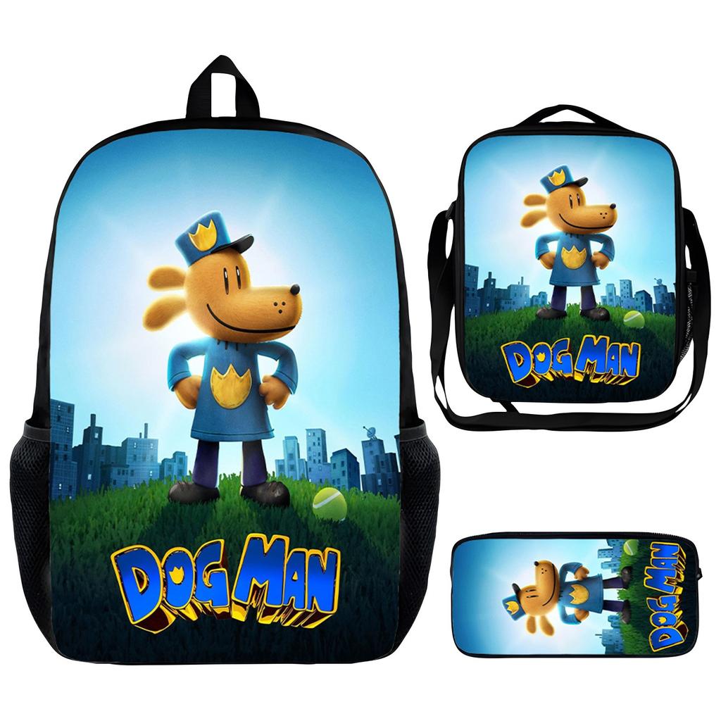 Cartoon Schoolbag Lunch Bag, Pencil Case Lightweight Back To School Supplies Schoolbag Laptop Backpack Large 15 Inch Backpack Small Backpack