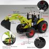 1:24 Scale Agricultural Tractor Model Toy Car Sound Light Silding Wheel Steering Engineering Vehicles Models Hobby Ornaments