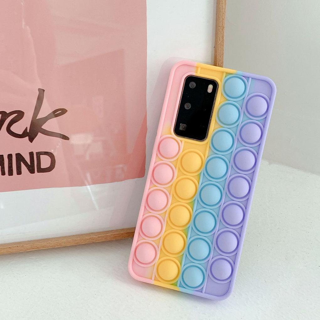 Phone Cover Bubble Phone Case Silicone Decoration Mobile Protector