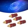 5Pcs Brass Binding Post Nickel Plated Inverter Terminal for Electronic Instruments Automobiles