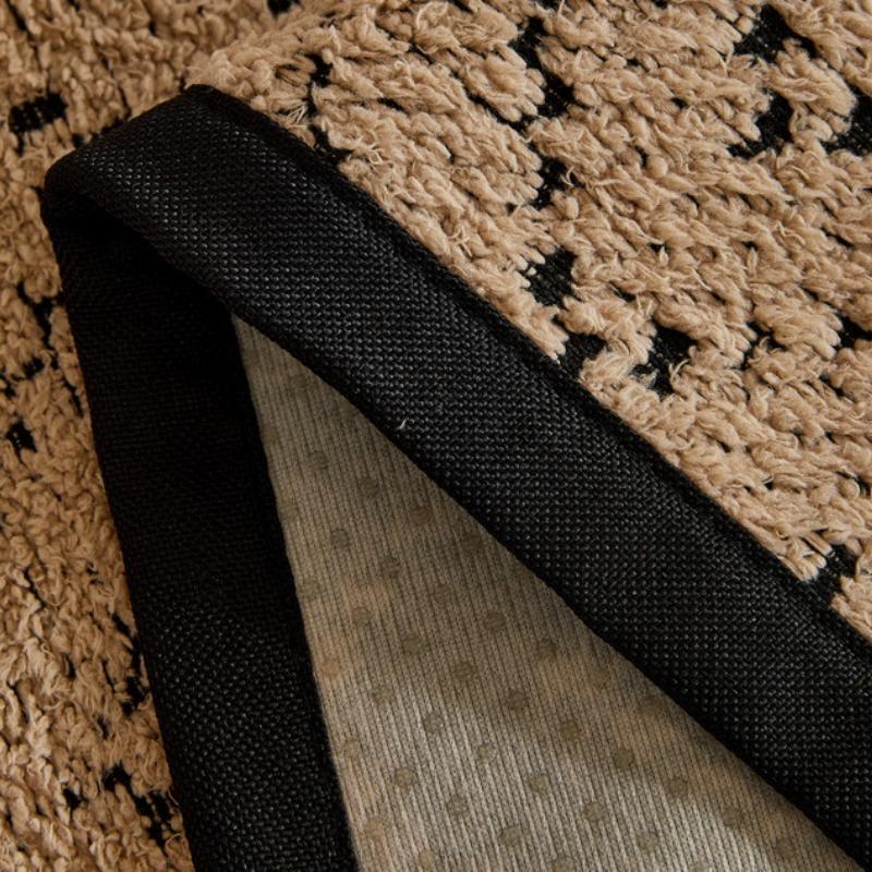 Simple Ripple Plush Sofa Cushion Home Living Room Decoration Anti Slip Backrest Towel Modern Fashion All Inclusive Quilted Universal Sofa Cover