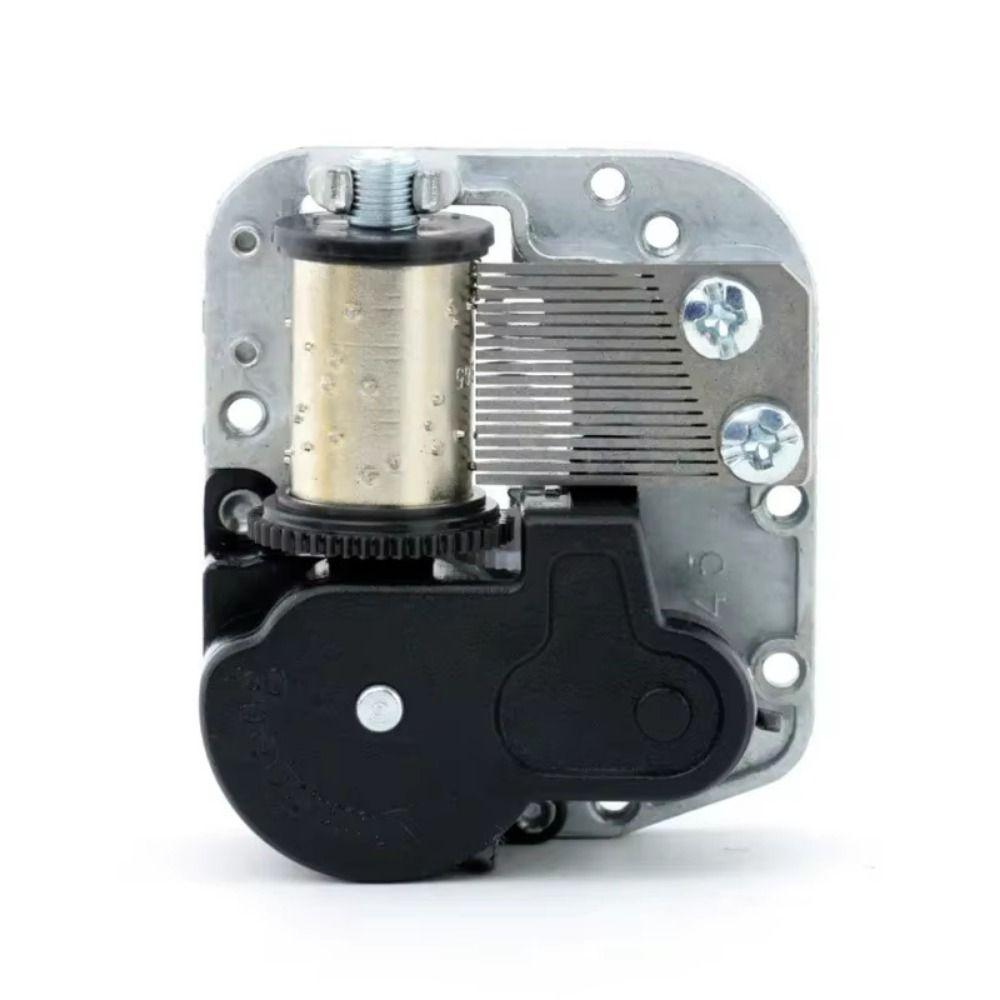 New Alloy Music Box Movement Black&Silver Mini Decor Collectibles Christmas Song Movement Wedding Favor