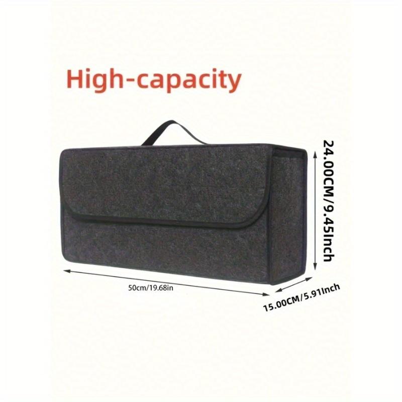 1pc Collapsible Car Trunk Storage Box, Auto Interior Organizer