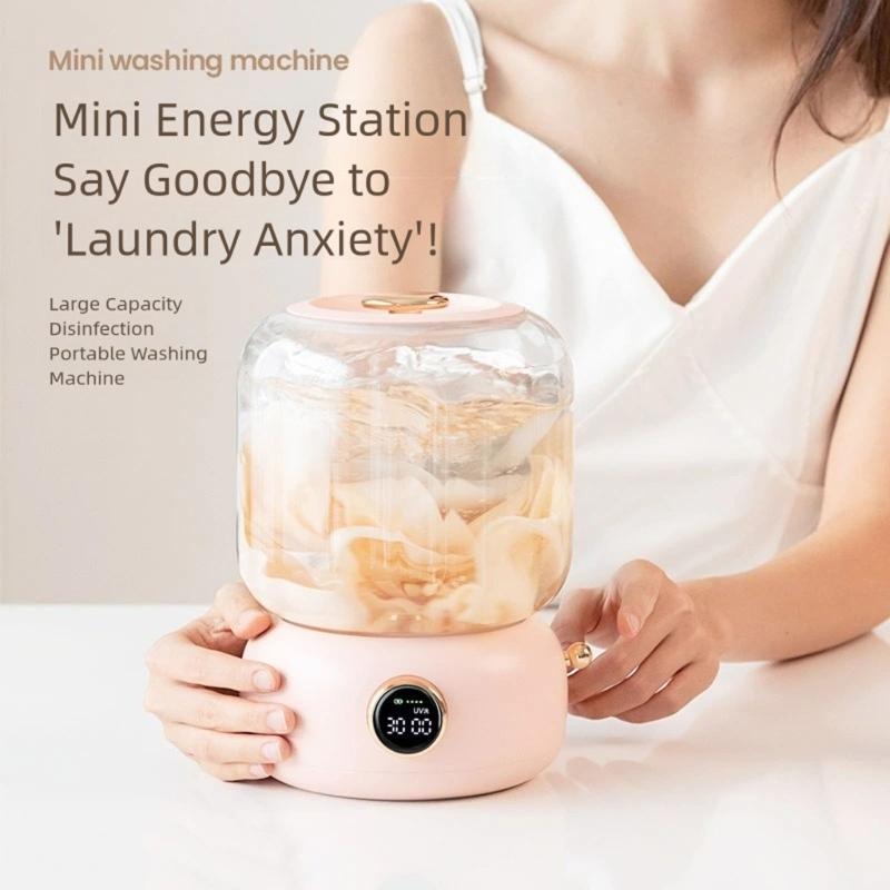 Underwear Washing Machine Underwear Baby Clothes Small Laundry Lightweight Portable Mini Washing Machine for Apartment