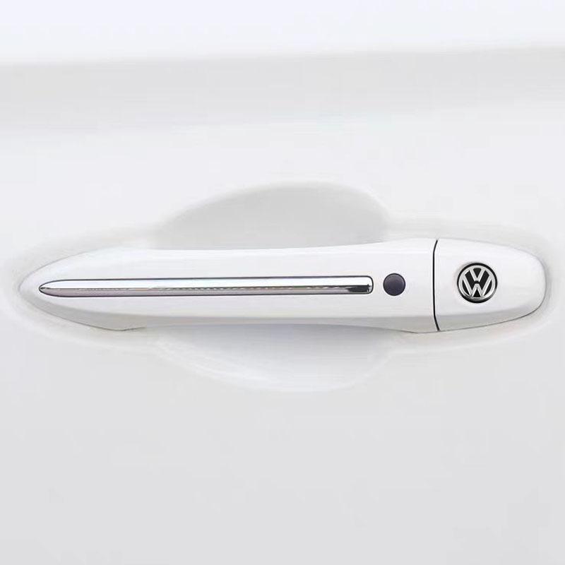 For VW Volkswagen Jetta MK5 Golf 5/10Pcs 14mm Car Key Emblem Stickers Auto Door Keyhole Logo Decals For Volkswagen VW GTI Golf A