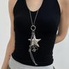 Multifunctional Star Flower Heart Rope Bag Charm Star Pendant Key Holder Bag Accessory Present for Stylish Individuals