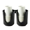 Set of 3 Elegant Paper Cup Organizers with Double Tubes Designs Home Decoration Portable for Household Easy Access
