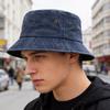 Vintage Spłowiały Kapelusz Rybacki dla Mężczyzn Kobiet Letni Kapelusz Przeciwsłoneczny Outdoorowy Kapelusz Bucket Regulowany