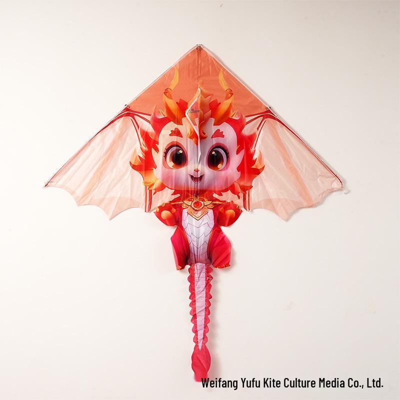 Yifei Weifang Children's Little Dragon Man Kite - Traditional Chinese Design Outdoor Toy
