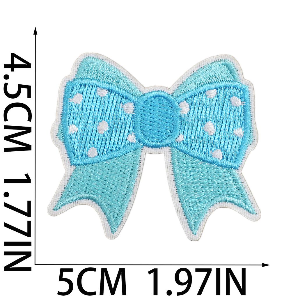 Female Treasure Toy Deer Decorative Embroidery Cloth Sticker Cartoon Bear Patch Sticker Saliva Pocket Milk Bottle Computer Embroidery Label Ironing