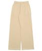 WEGO Easy Straight School Solid Gift for High School and Junior High School Size Beige Women's Sweatpants, Bottoms, Color, Simple, Students, Students,
