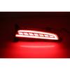 2PCS Led Reflector driving lights for Hyundai Creta IX25 2014 2015 2016 2017 Brake Lights rear bumper lamp Turning Signal light