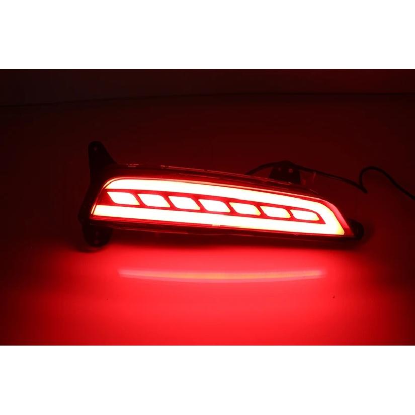 2PCS Led Reflector driving lights for Hyundai Creta IX25 2014 2015 2016 2017 Brake Lights rear bumper lamp Turning Signal light