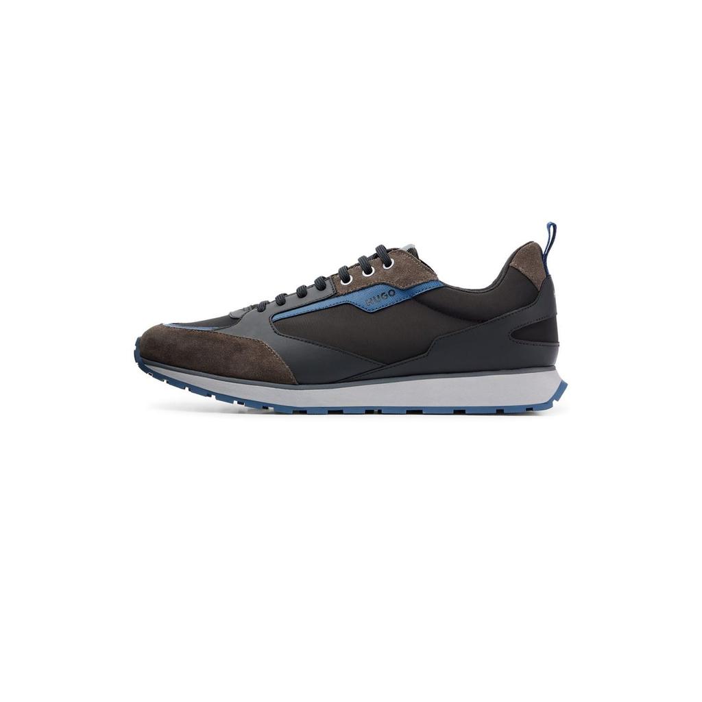 Hugo Mens Icelin Suede Panel Running Trainers