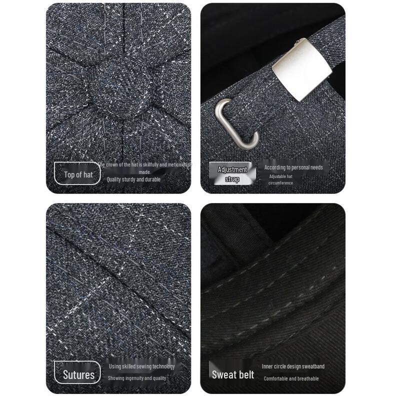 ZHENYUEQI Herren Winter Baseballkappe mit Samtfutter