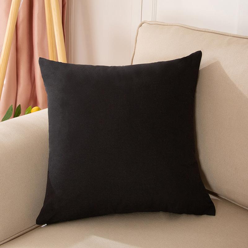 Cotton Pillow Cover Sofa Cushion Bedside Large Waist Pillow Bedside Rectangular Nordic Small Lumbar Support Pillow Pillowcase