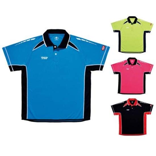 TSP Table Tennis Unisex Ordinator SS Shirt, 031422, Black,