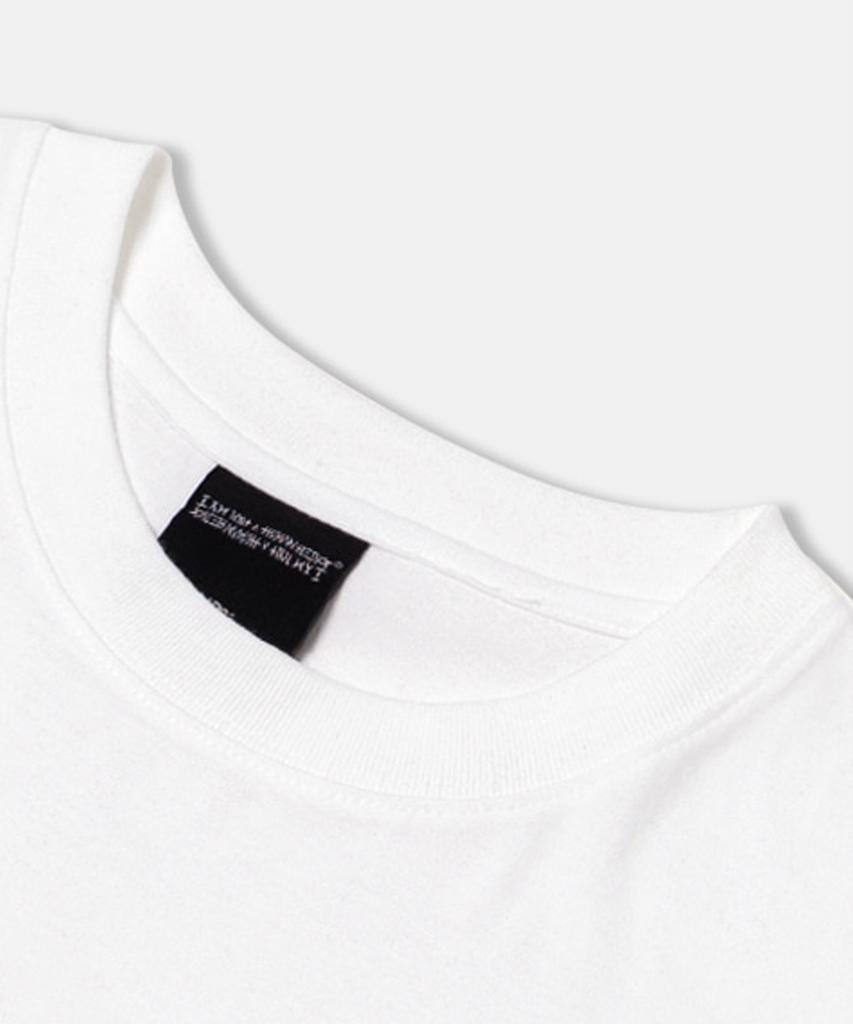 Aimnaseohyumeonbiing Circle Logo Tee - White