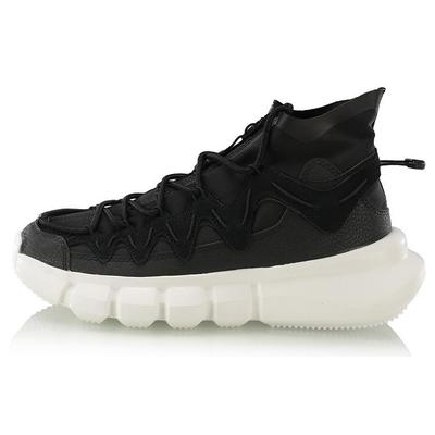 Li Ning Essence 2.3 Slip Resistant Abrasion Resistant High Top Vintage Basketball Shoes Women's Black AGBP072-5