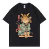 Unisexs Tshirt Summer Korean Edition New Pure Cotton Simple Cartoon Print Round Neck Short Sleeve Popular Casual Short Sl