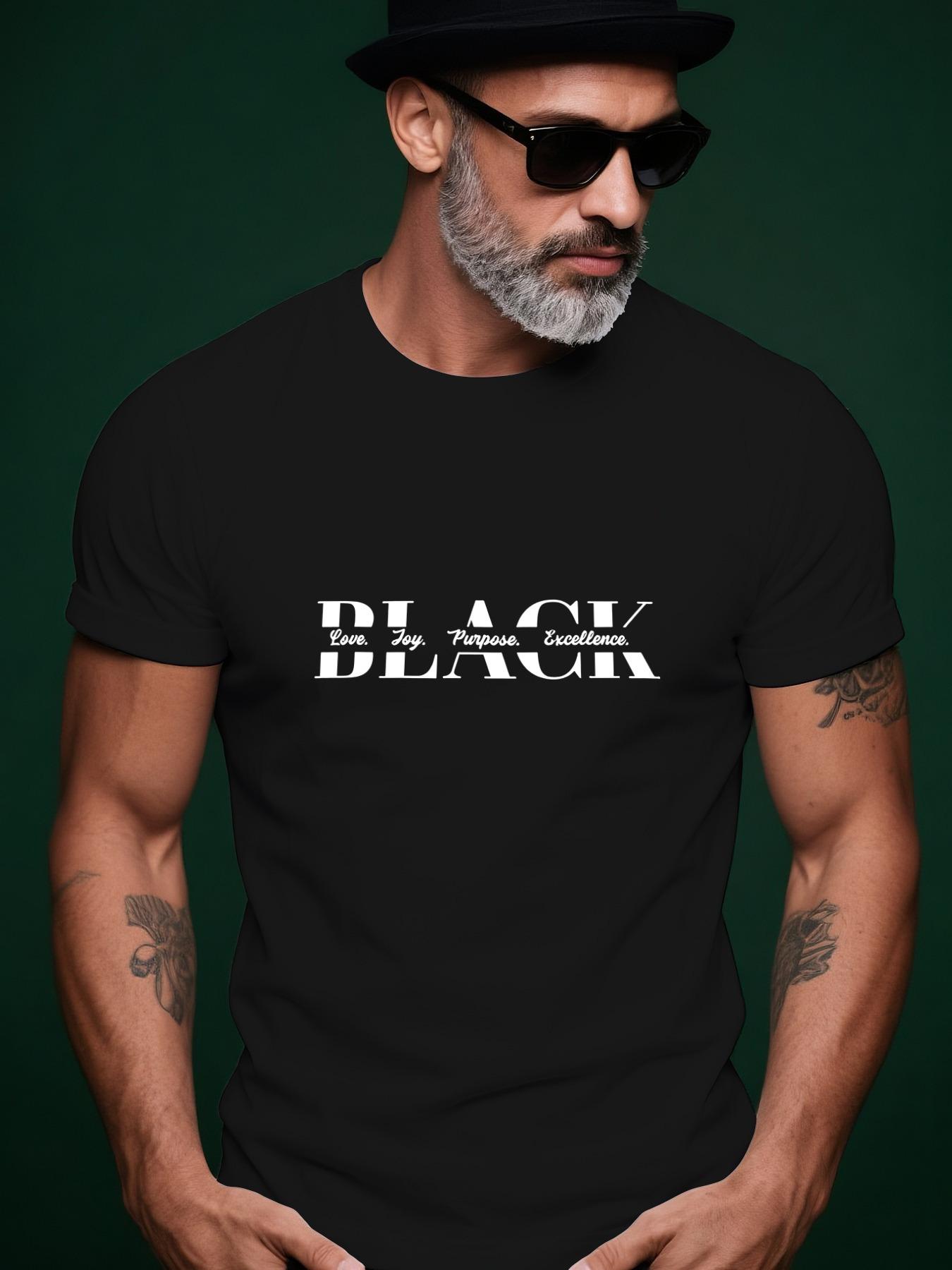 Heavyweight Graphic Tshirt - Minimalist BLACK Print Str... XL
