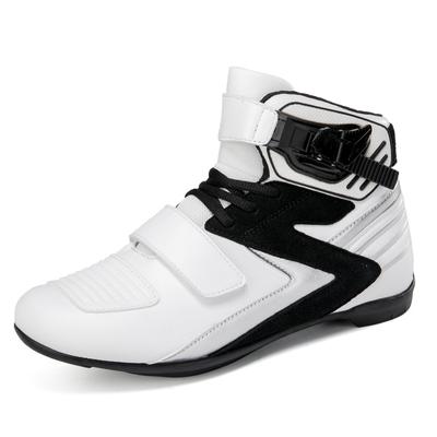 Calzado de motocicleta Calzado de motociclista Calzado de motociclista para hombre Botas de moto todoterreno para las cuatro estaciones Botas de carreras Equipo de viaje para motocicleta para las cuatro estaciones