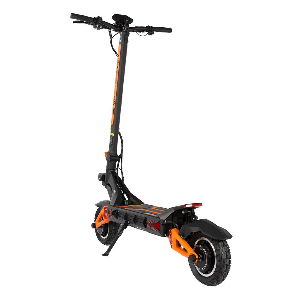 Elektrická kolobežka Skladacia Kukirin 10" 1200Wx2 Dvojmotorová Elektrická kolobežka pre dospelých 52V 23,4AH Maximálny dojazd 80 km Nosnosť 120 kg Čierna G3 Pro